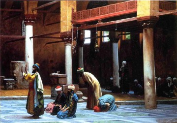 griechisch griechenland Ölbilder verkaufen - Gebet in der Moschee Griechisch Araber Orientalismus Jean Leon Gerome